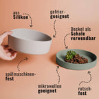 Ne&no® Silicone Feeding Bowl with Lid for Dogs & Cats– MIX