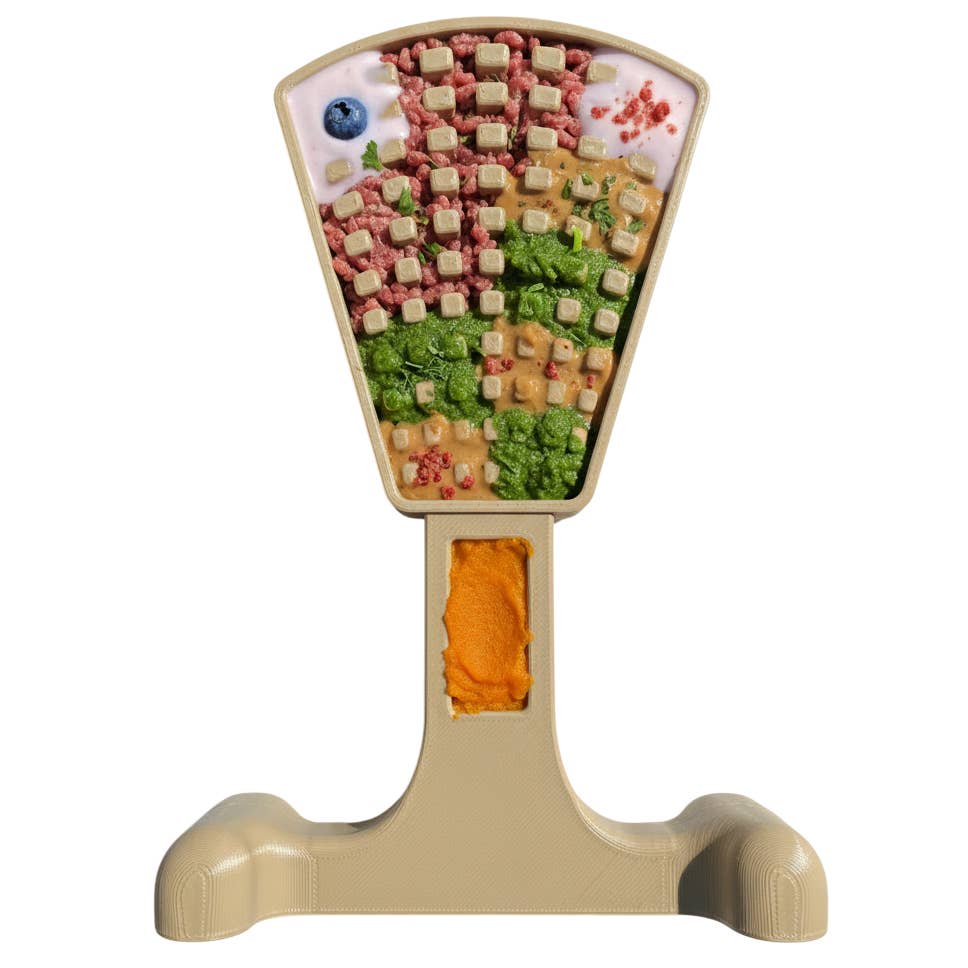 SodaPup Waffle Tower Lick, Chew and Enrichment Toy