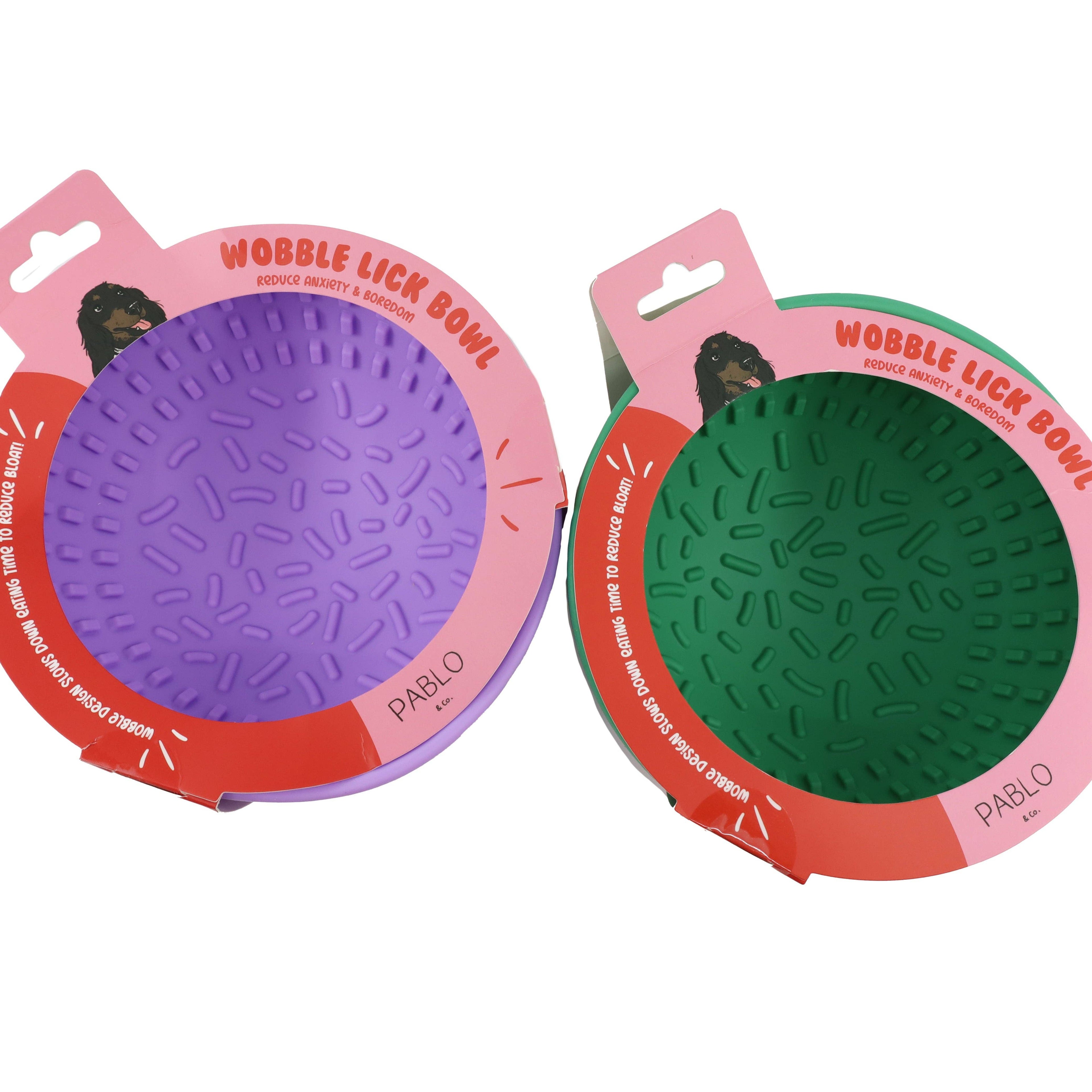 Lick & Wobble Slow Feeder – Aktiveringsskål for hund