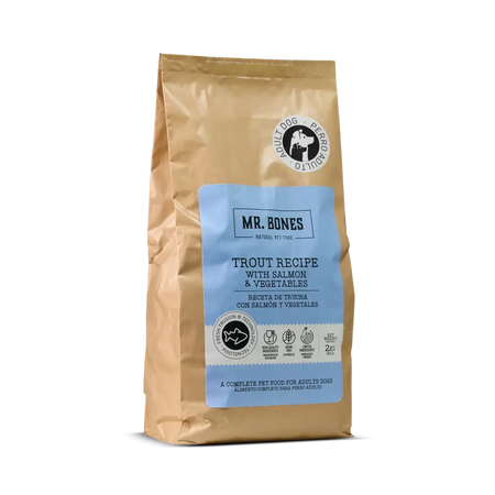 Mr.Bones │ Ørret Tørrfôr til Hund – Kornfri oppskrift, 2 kg