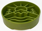 SodaPup Great Outdoors eBowl – Slow Feeder for Aktive Hunder, Grønn