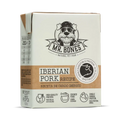 Cooked food for dogs. Iberian pork recipe.