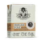 Cooked food for dogs. Iberian pork recipe.