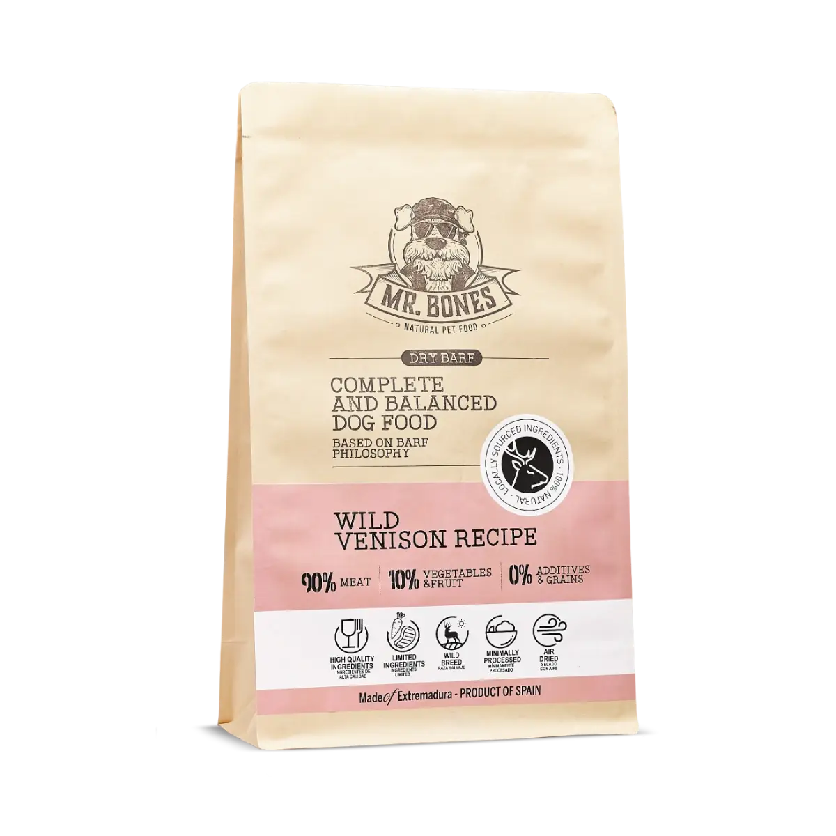 Dry BARF for dog- Wild Venison.