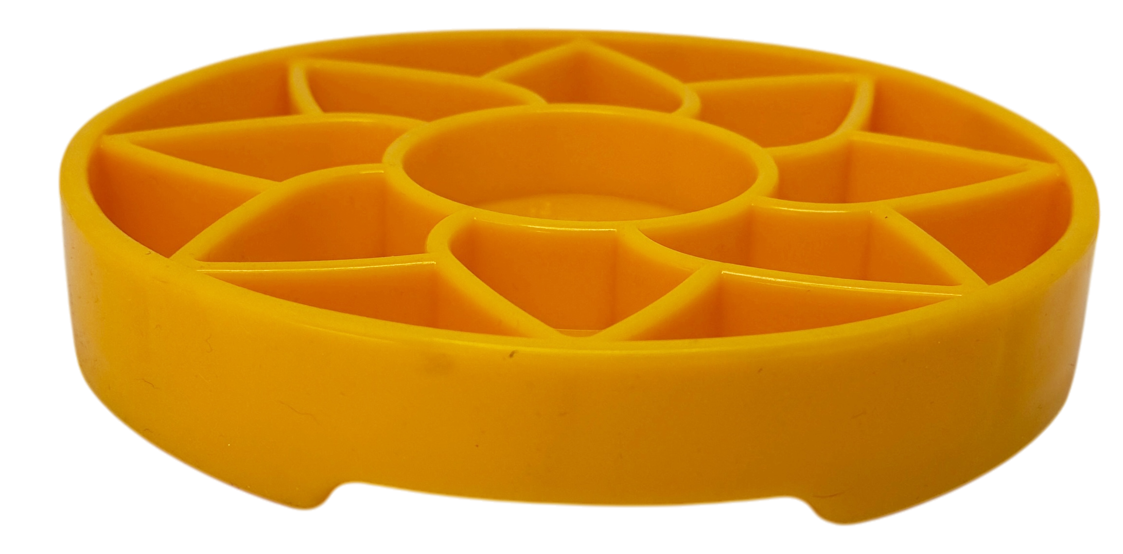 SodaPup Sunflower Softie eTray – Myk, Grunn Slow Feeder for Følsomme Hunder