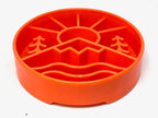 SodaPup Great Outdoors eBowl – Slow Feeder for Aktive Hunder, Oransje