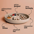 Slow feeder skål i silikon