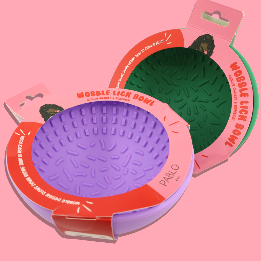 Lick & Wobble Slow Feeder – Aktiveringsskål for hund