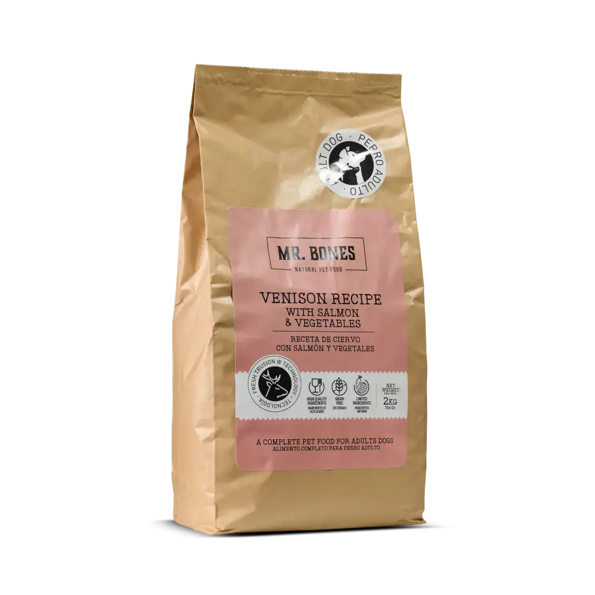 Mr.Bones │ Deer Dry Food for Dogs – Grain-free Recipe, 2 kg
