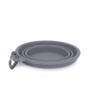 Silicone Pop-up bowl, Steel 760ml