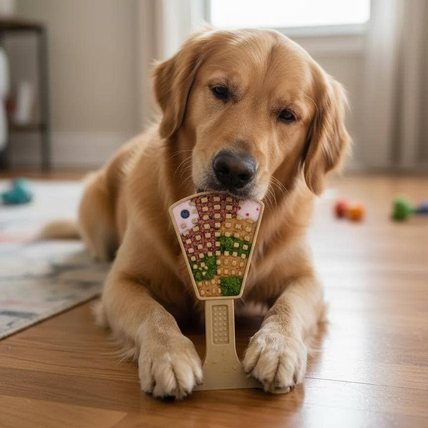 SodaPup Waffle Tower Lick, Chew and Enrichment Toy