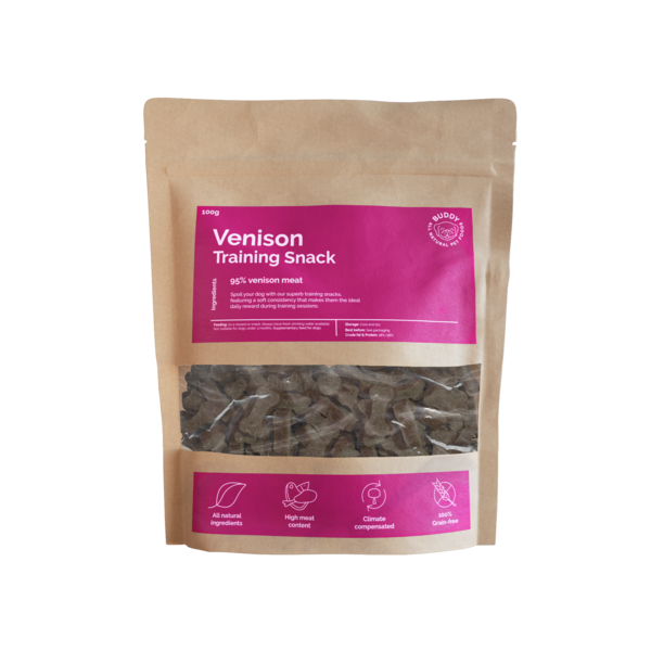 Treningsgodbiter - Venison 100g