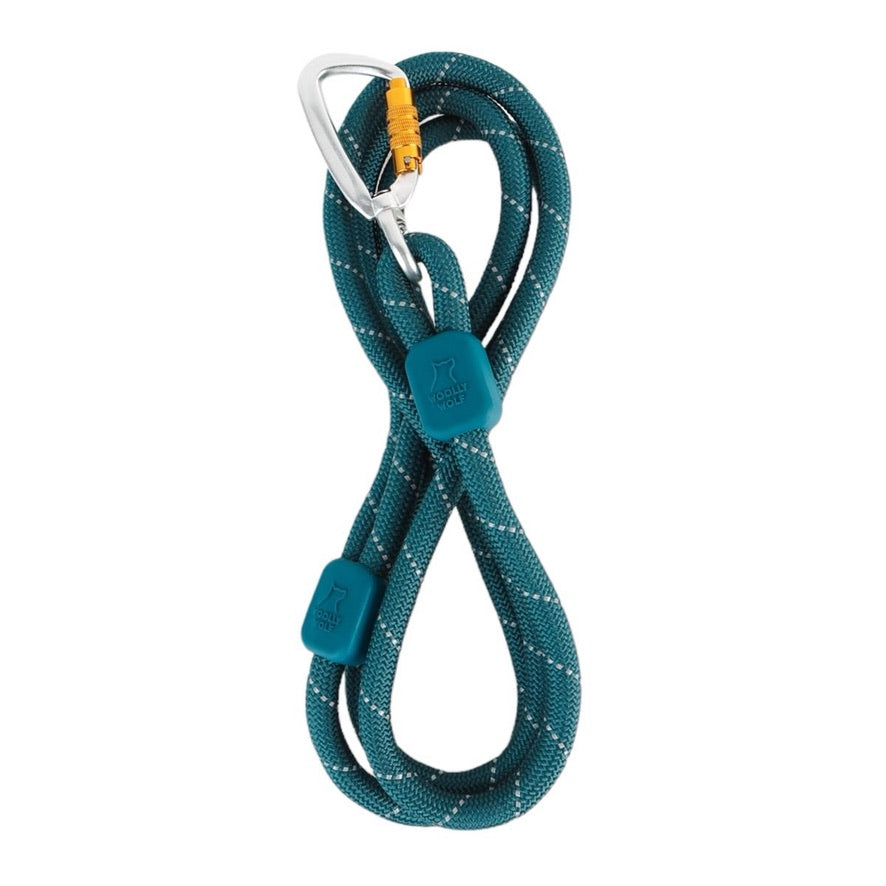 Woolly Wolf taubånd Deep Teal, 10 mm og 180 cm