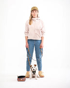 Woolly Wolf Nightless Night hundebånd med rustfrie ståldeler