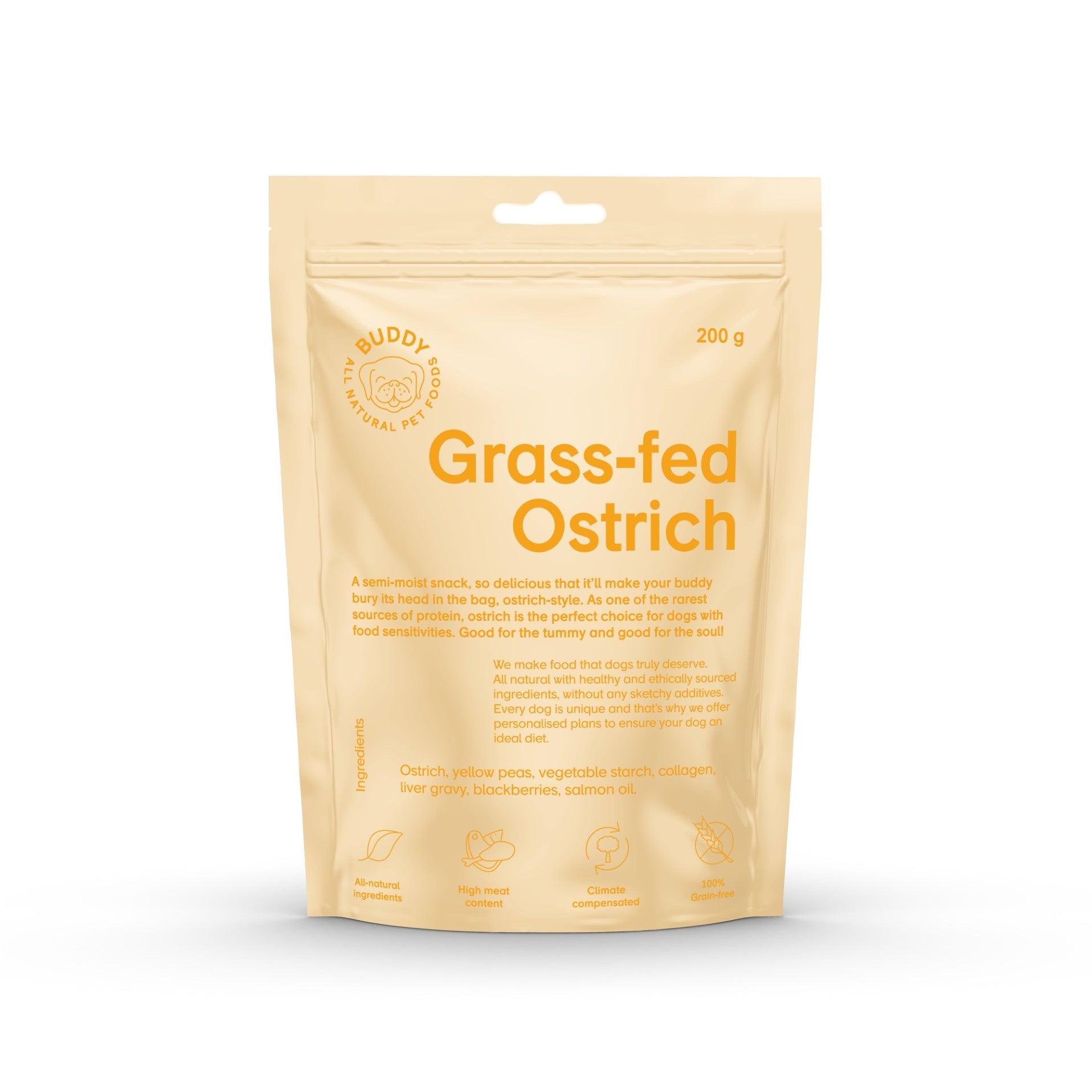 Grass-fed Ostrich 200g