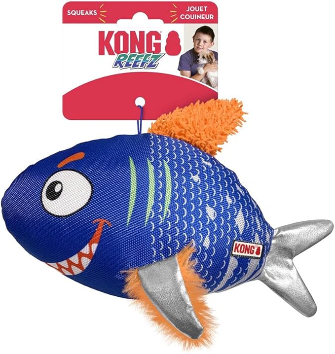 KONG® Reefz - Blue Fish, Large