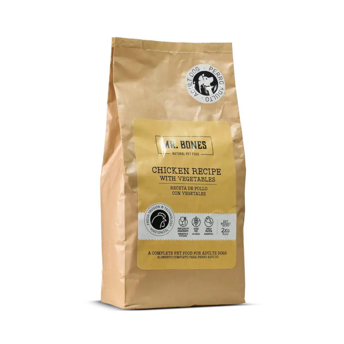Mr.Bones │ Dry Chicken Food for Dogs – Grain-free recipe, 2 kg