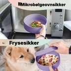 Ne&no® 3-i-1 Silikonskål med Lokk │ Til Hund & Katt