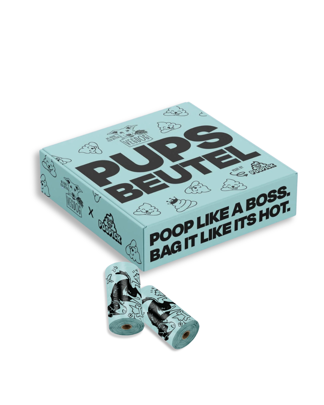 VEGDOG Nedbrytbare Hundeposer │ 120 Komposterbare Bæsjeposer