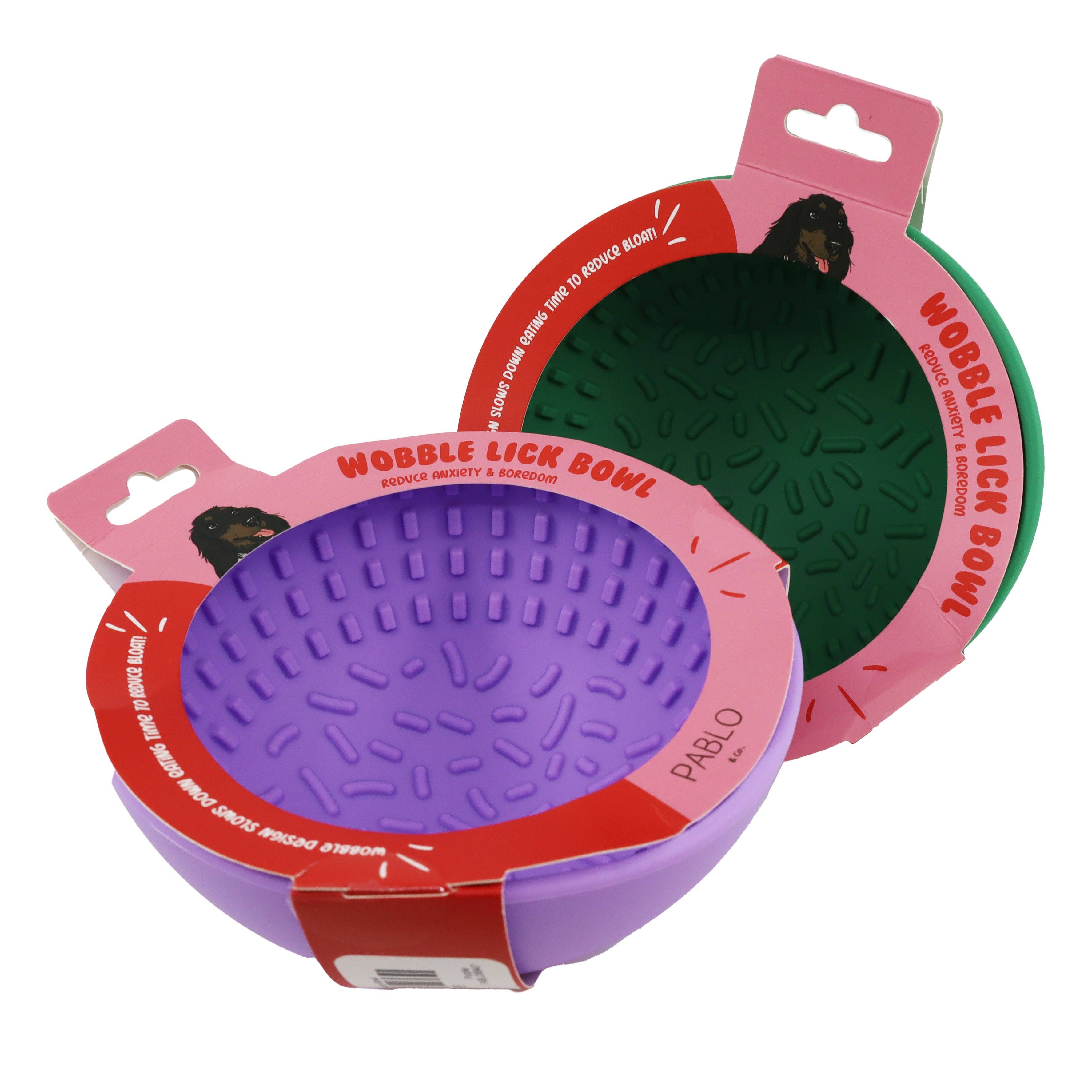 Lick & Wobble Slow Feeder – Aktiveringsskål for hund