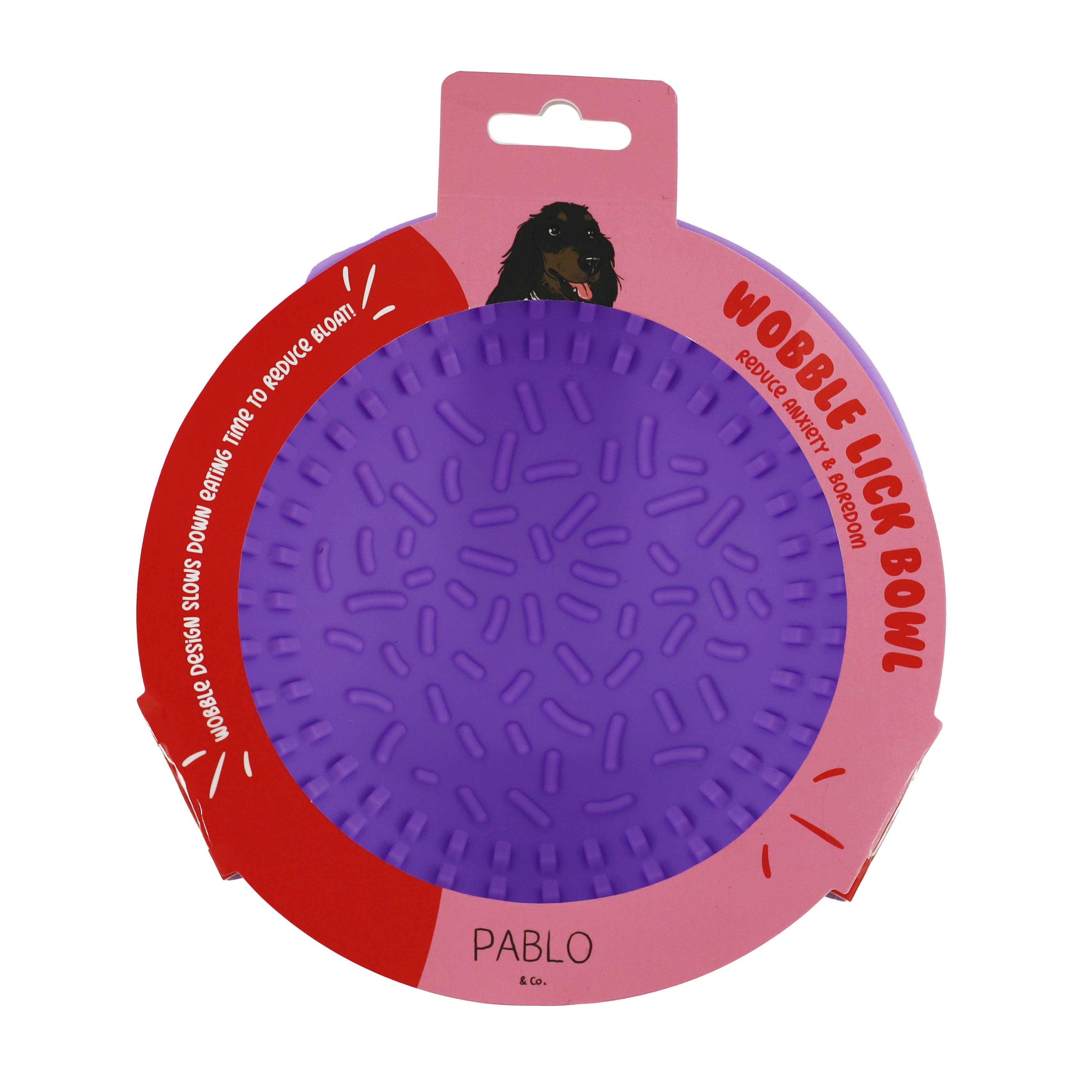 Lick & Wobble Slow Feeder – Aktiveringsskål for hund