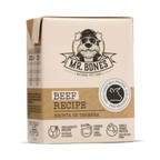 Home-cooked dog food. Beef and vegetables recipe