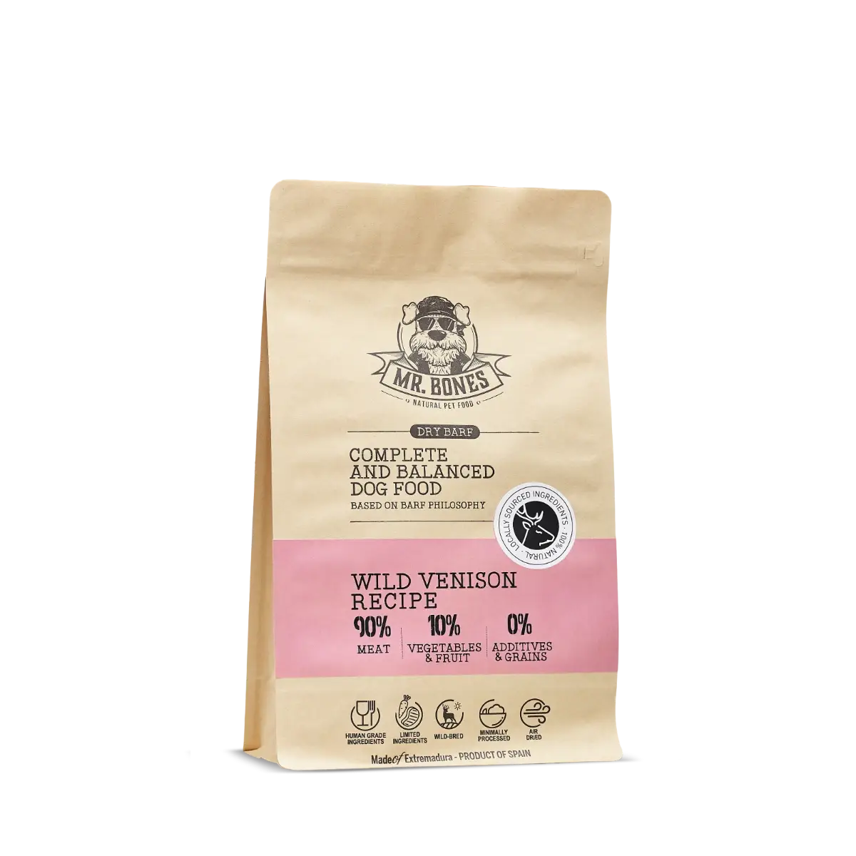 Dry BARF for dog- Wild Venison.
