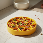 SodaPup Sunflower Softie eTray – Myk, Grunn Slow Feeder for Følsomme Hunder