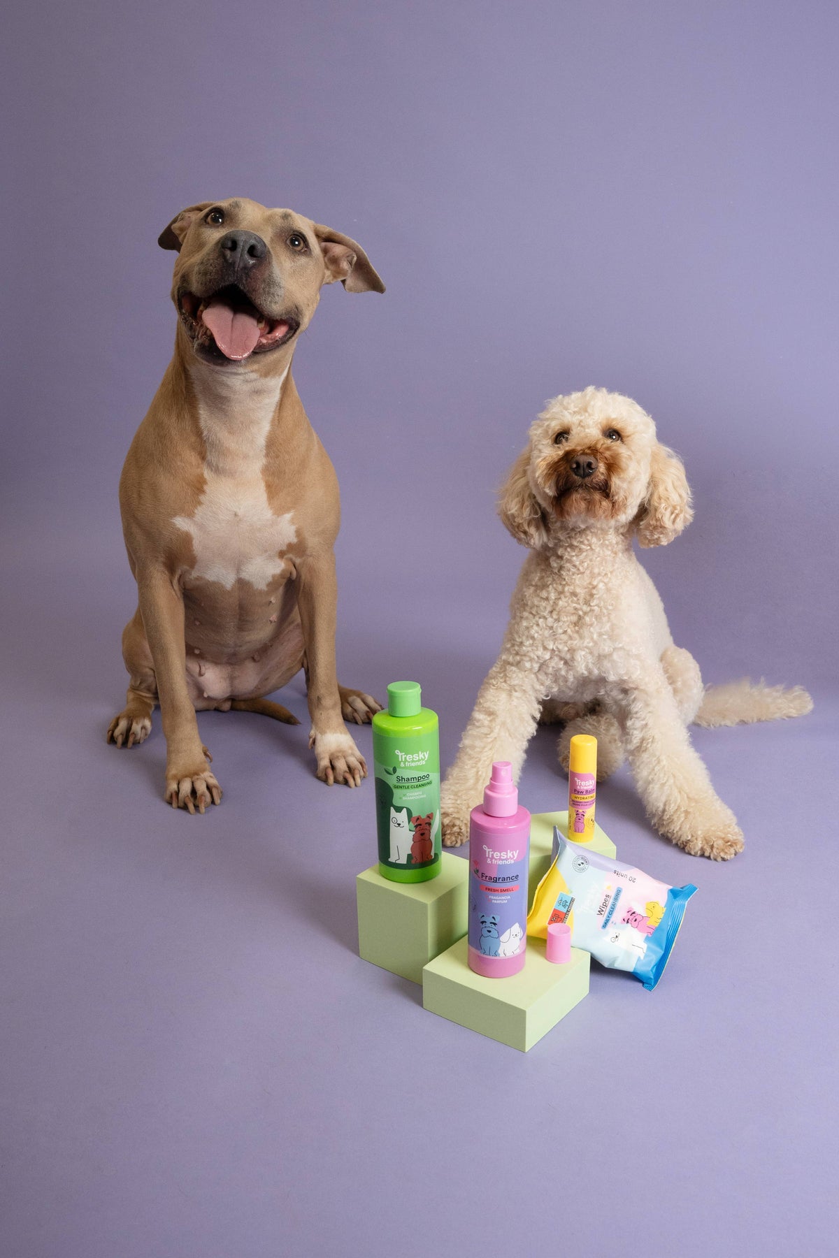Shampoo Spray Balm & Wipes Set for Dogs - Tresky&Friends