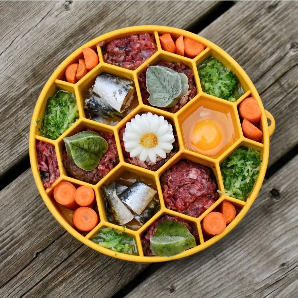 Sodapup Honeycomb Slow Feeder Dog Bowl for Enrichment