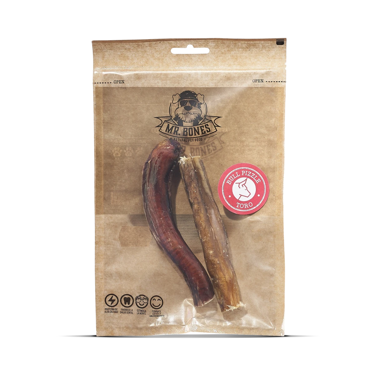 Mr. Bones Naturlig tyggegodbid Oksemuskel (Bull Pizzle) – 13 cm