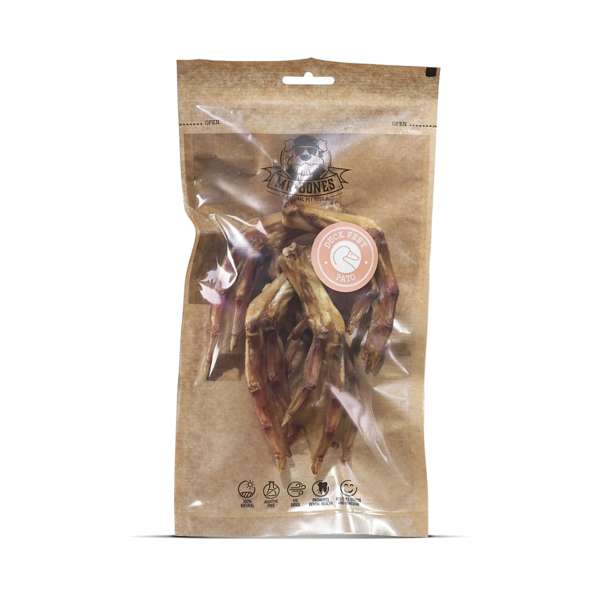 Mr. Bones Naturlig tyggegodbid Andeføtter